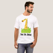Niedlicher Schulden-im Juni MutterschaftsT - Shirt (Vorne ganz)