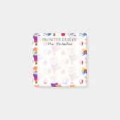 Niedlicher Schullehrer Fox Post-it Klebezettel (Vorderseite)