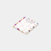 Niedlicher Schullehrer Fox Post-it Klebezettel (angewinkelt)