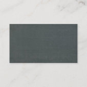 Niedlicher Schüssel- und Apple-Kopfbrettlehrer Visitenkarte (Rückseite)