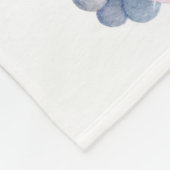 Niedlicher Schwan Fleecedecke (Ecke)