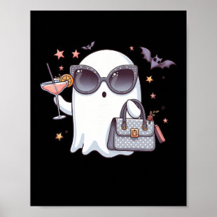 Niedlicher Schwanz Ghost Boujee Boojee Halloween D Poster