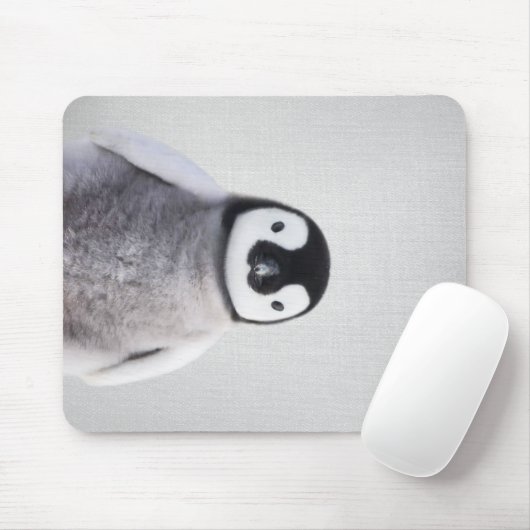 Niedlicher Schwarz-Weiß-Baby-Pinguin Mousepad (Mit Mouse)