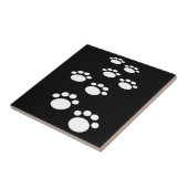 Niedlicher Schwarz-Weiß-Cartoon-Pet-Pfad Fliese (Seite)