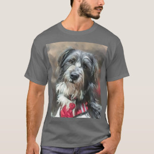 Niedlicher Schwarz-Weiß-Doodle-T - Shirt