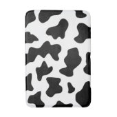 niedlicher Schwarz-Weiß-Kuhdruck Badematte (Vorderseite Vertikal)