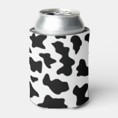 niedlicher Schwarz-Weiß-Kuhdruck Dosenkühler (Kanne Vorderseite)