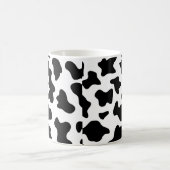 niedlicher Schwarz-Weiß-Kuhdruck Kaffeetasse (Mittel)