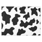 niedlicher Schwarz-Weiß-Kuhdruck Tischdecke (Vorderseite (Horizontal))