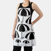 Niedlicher Schwarz-Weiß-Schirm Schürze (InSitu)