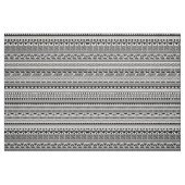 Niedlicher Schwarz-weißer aztekischer Stoff (Fat Quarter (45,7 x 55,9 cm))