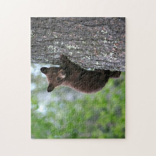 Niedlicher Schwarzbär-Cub Puzzle (Vertikal)
