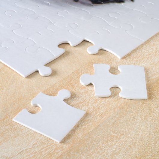 Niedlicher Schwarzer BULLDOG-Welpe, benutzerdefini Puzzle (Seite)