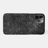 Niedlicher schwarzer Gepard Leopard Skin Case-Mate iPhone Hülle (Rückseite (Horizontal))