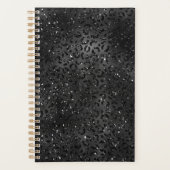 Niedlicher schwarzer Gepard Leopard Skin Planer (Vorderseite)