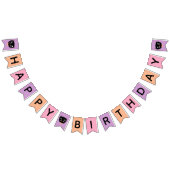 Niedlicher Schwarzer Katzenpasten Halloween Happy Wimpelkette (Alle)