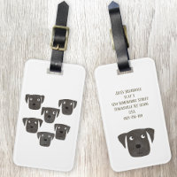 Niedlicher Schwarzer Labrador Retriever Hund Art C