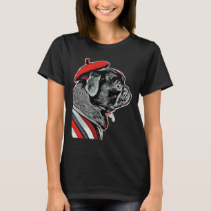 Niedlicher Schwarzer Mops Klassischer T - Shirt 69
