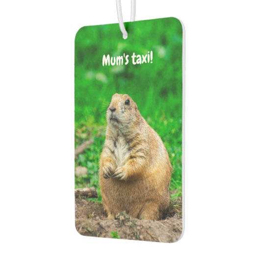 Niedlicher Schwarzer Schwanz-Präriehund Autolufterfrischer (Links)