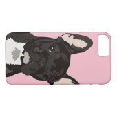 Niedlicher Schwarzer Stein Case-Mate iPhone Hülle (Rückseite (Horizontal))