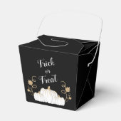 Niedlicher Schwarzer Trick oder Treat Pumpkin Hall Geschenkschachtel (Vorderseite)