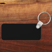 Niedlicher schwarzer und weißer Bow Signature Name Schlüsselanhänger (Vorderseite)