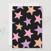 Niedlicher Schwarzkatzenpasten Halloween Spooky Ge Einladung (Rückseite)