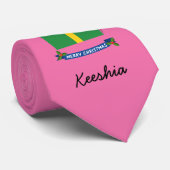 Niedlicher Schwarzvogel, der aus dem Individuelle Krawatte (Gerollt)