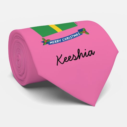 Niedlicher Schwarzvogel, der aus dem Individuelle Krawatte (Gerollt)