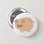 Niedlicher Schwein-Knopf Button (Vorne & Hinten)