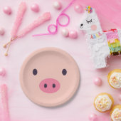 Niedlicher Schwein-Papier-Teller Pappteller (Party)