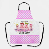 niedlicher Schweinebacon Schürze (Vorderseite)