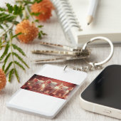 "Niedlicher Schweinefleisch-Schlüsselanhänger - Ad Schlüsselanhänger (Vorderseite rechts)