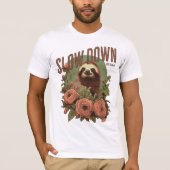 Niedlicher Schwung nach unten Luke 10:38-42 T-Shirt (Vorderseite)