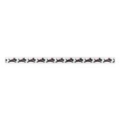 Niedlicher Scottie-Hund Ihre Hintergrund-Farbe Satinband (Vorderseite)