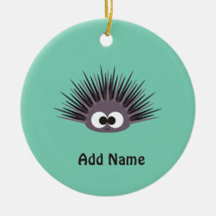 Niedlicher Seeigel Keramik Ornament