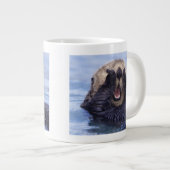 Niedlicher Seeotter | Alaska, USA Jumbo-Tasse (Vorderseite Rechts)