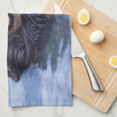 Niedlicher Seeotter | Alaska, USA Küchentuch (Viertel Falte)