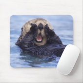 Niedlicher Seeotter | Alaska, USA Mousepad (Mit Mouse)