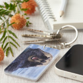 Niedlicher Seeotter | Alaska, USA Schlüsselanhänger (Vorderseite rechts)