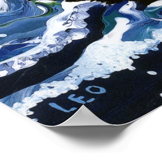 Niedlicher Seeotter Poster (Ecke)