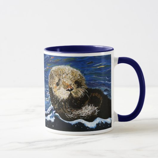 Niedlicher Seeotter Tasse (Rechts)