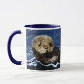 Niedlicher Seeotter Tasse (Links)