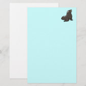 Niedlicher Seezunge Briefpapier (Vorne/Hinten)