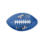 Niedlicher Sekretär Vogel schreibt Notizen Cartoon Football (Vorderseite)