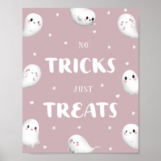 Niedlicher, seltsamer Halloween-Trick Poster (Vorne)