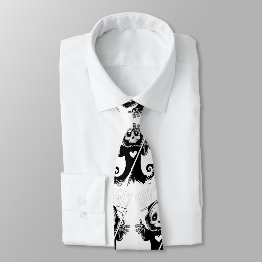 Niedlicher Sensenmann - Todesdesign Krawatte (Gebunden)