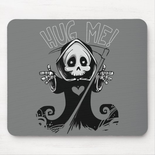 Niedlicher Sensenmann - Todesdesign Mousepad (Vorne)