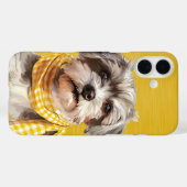 NIEDLICHER SHAGGY TERRIER PUPPY HUND Case-Mate iPhone HÜLLE (Rückseite (Horizontal))