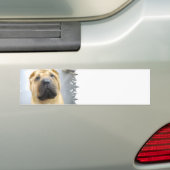 Niedlicher Shar Pei Autoaufkleber (Auf Auto)